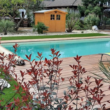 Grande Maison Landaise Avec Piscine Privee, Proche Plage, Pour 8 Personnes A Biscarrosse - Fr-1-319-398 Kültér fotó